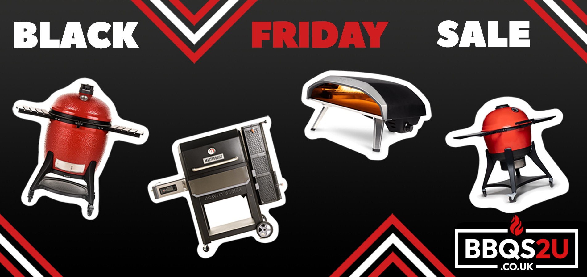 Black Friday - Kamado Joe, MasterBuilt BBQs, Gozney, Delivita and Blackstone